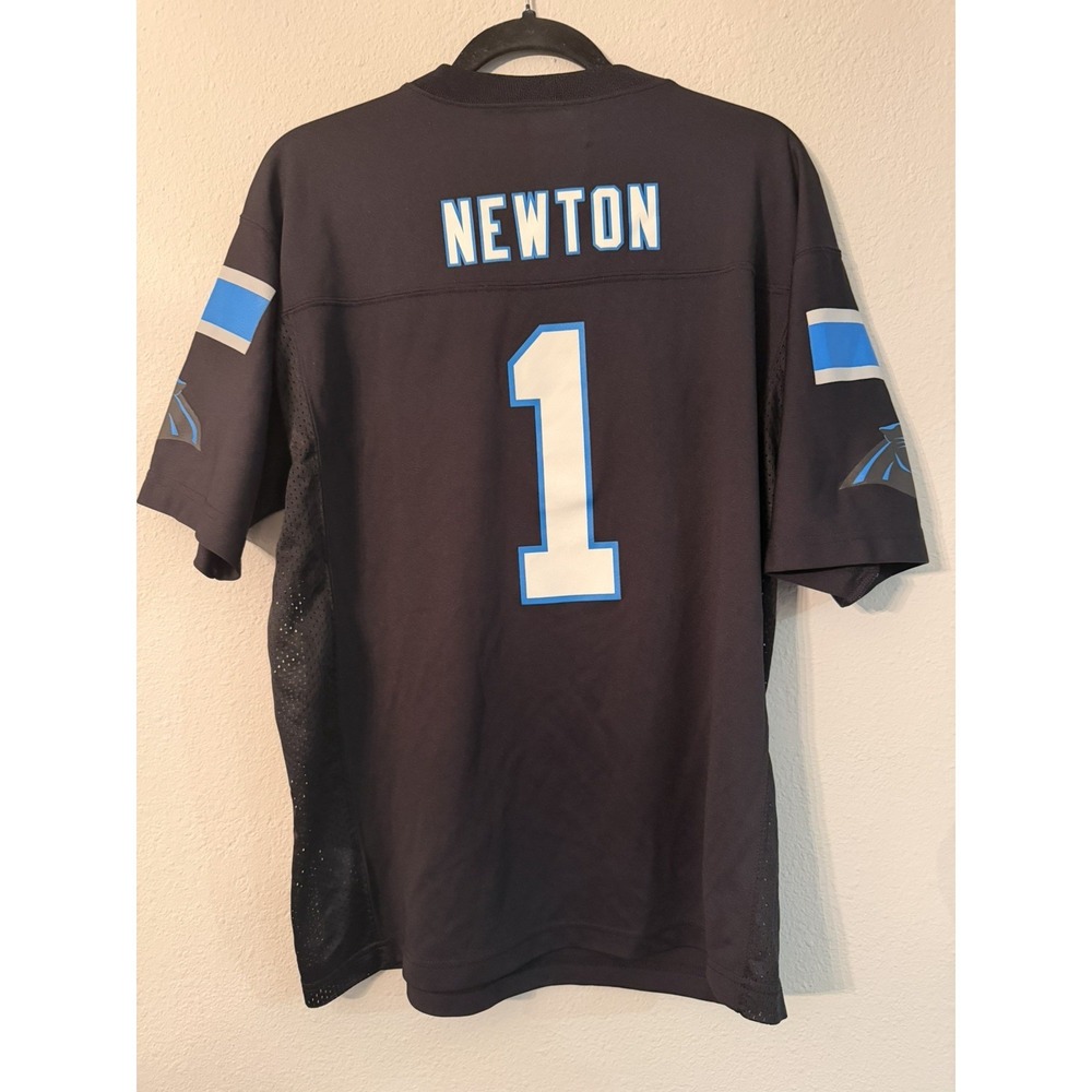 NFL Team Carolina Panthers #1 Cam Newton NFL Football Jersey Youth Size XL - Picture 8 of 8